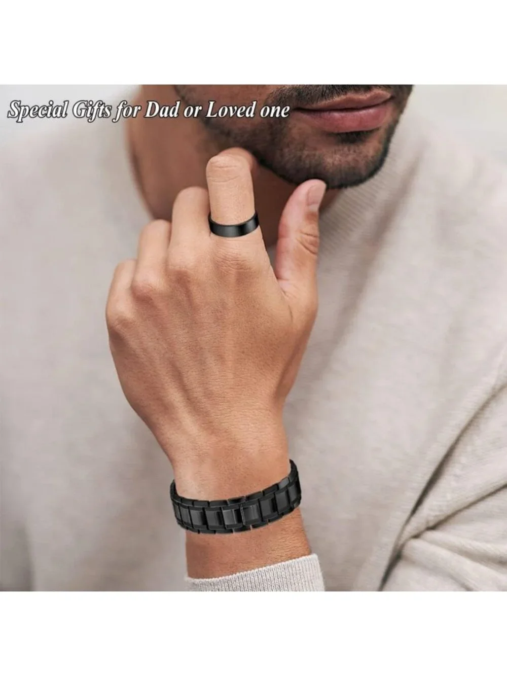 Adjustable Copper Magnetic Bracelet for Men | Strong Magnets, Pure Copper, Gift